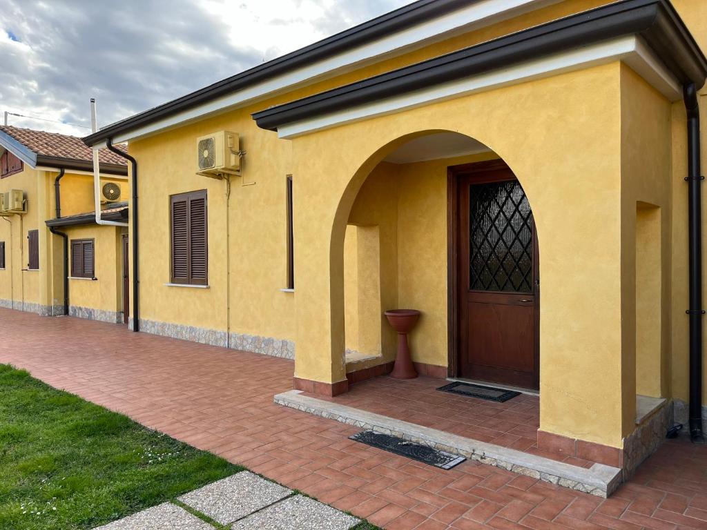 Budova, kde se bed and breakfast nachází
