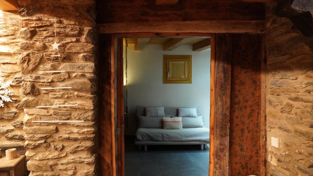 Posezení v ubytování Cal Batlle Casa Rural