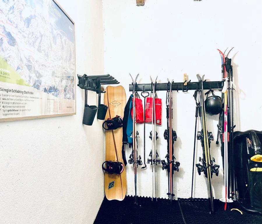 Fitness centrum a/nebo fitness zařízení v ubytování Appartements BERGTRAUM