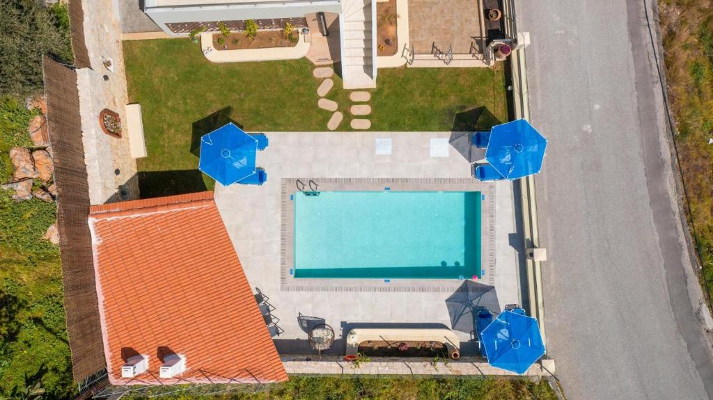 A view of the pool at Villa Pan Areti Rethymno or nearby