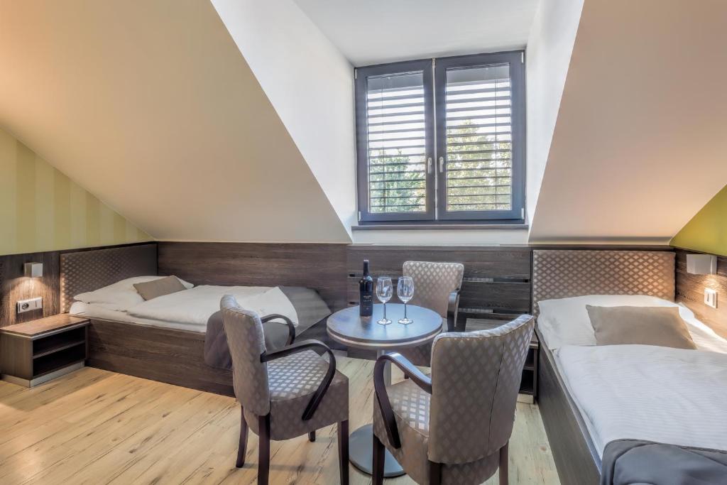 Posezení v ubytování Hotel Beta