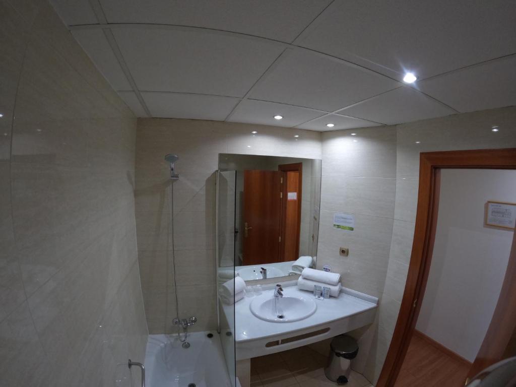 Koupelna v ubytování Hotel Saylu