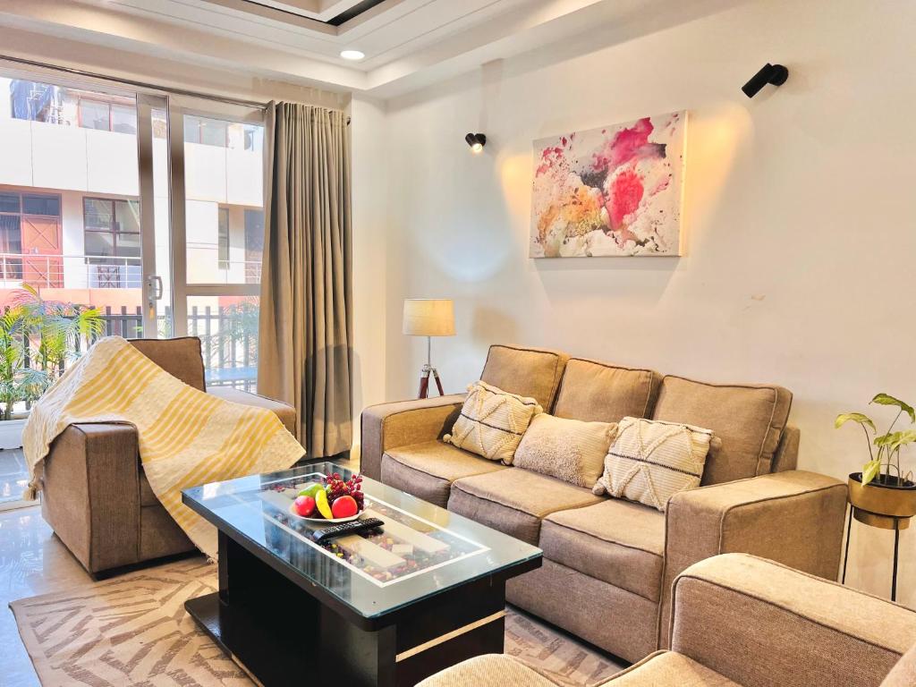 Posezení v ubytování Bedchambers Serviced Apartments, Ardee City
