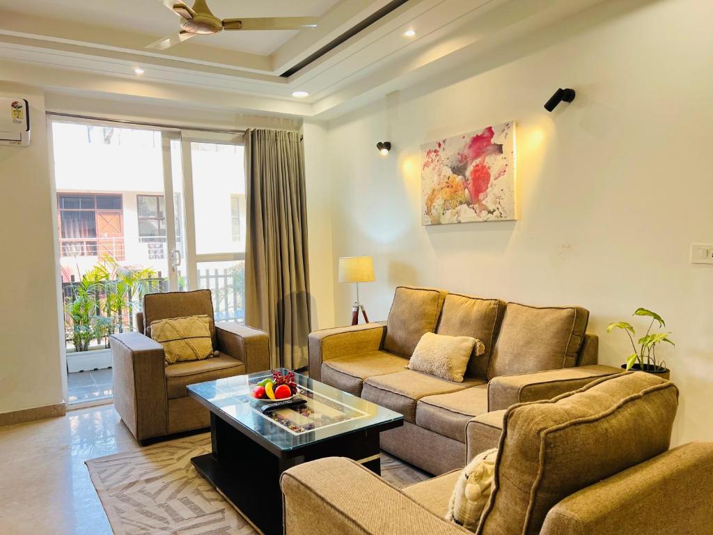 Posezení v ubytování Bedchambers Serviced Apartments, Ardee City