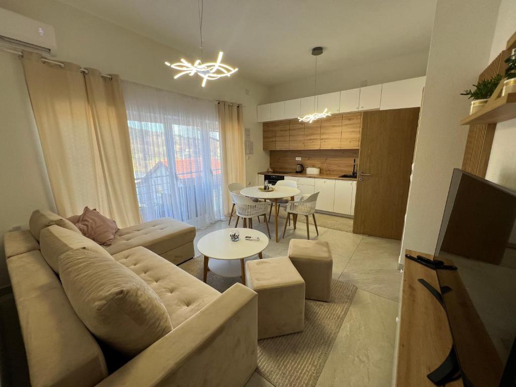 Χώρος καθιστικού στο Apartment Magnolia