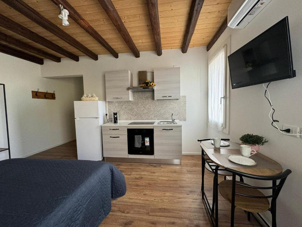 Kuchyň nebo kuchyňský kout v ubytování Casa Toè Quinto