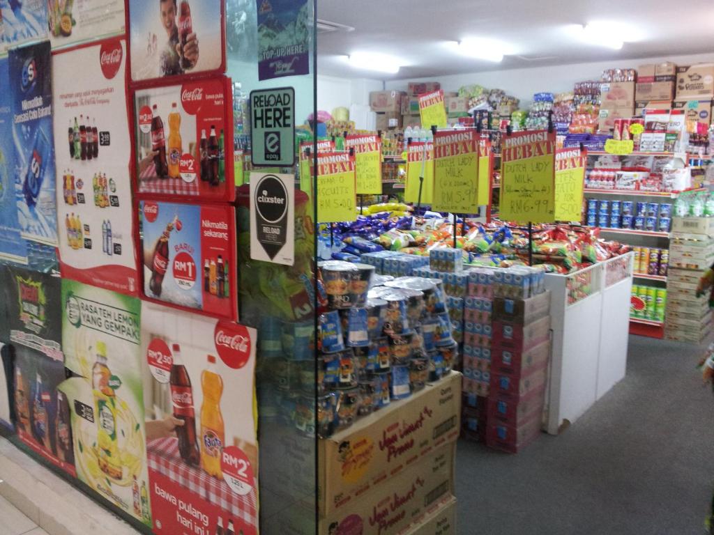 Supermarket nebo jiné obchody v  ubytování v soukromí nebo okolí