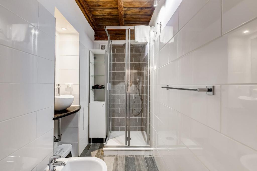 Kúpeľňa v ubytovaní Chiavari Apartment