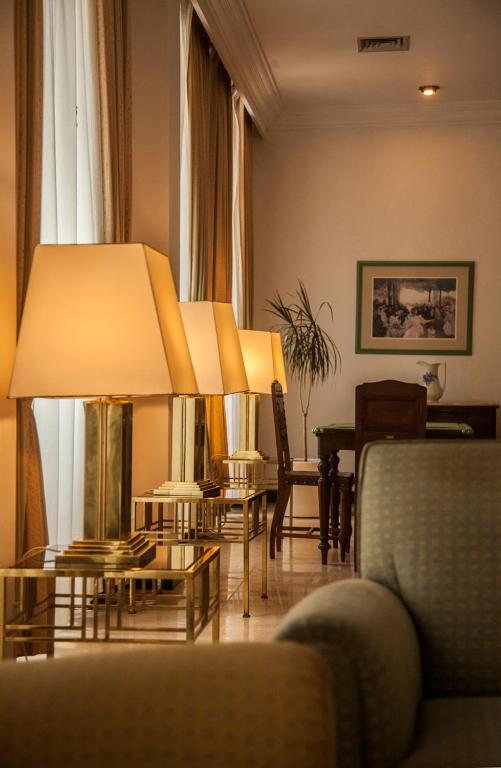 Posezení v ubytování Hotel Das Termas