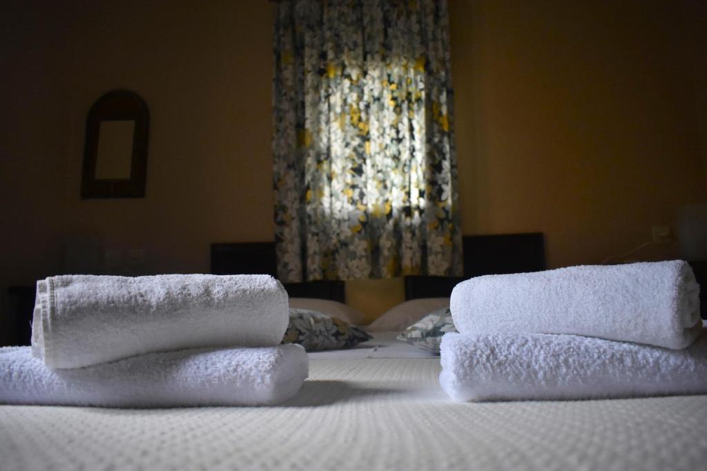 Postel nebo postele na pokoji v ubytování Anemos Holiday Houses - Unterkunft in Südkreta