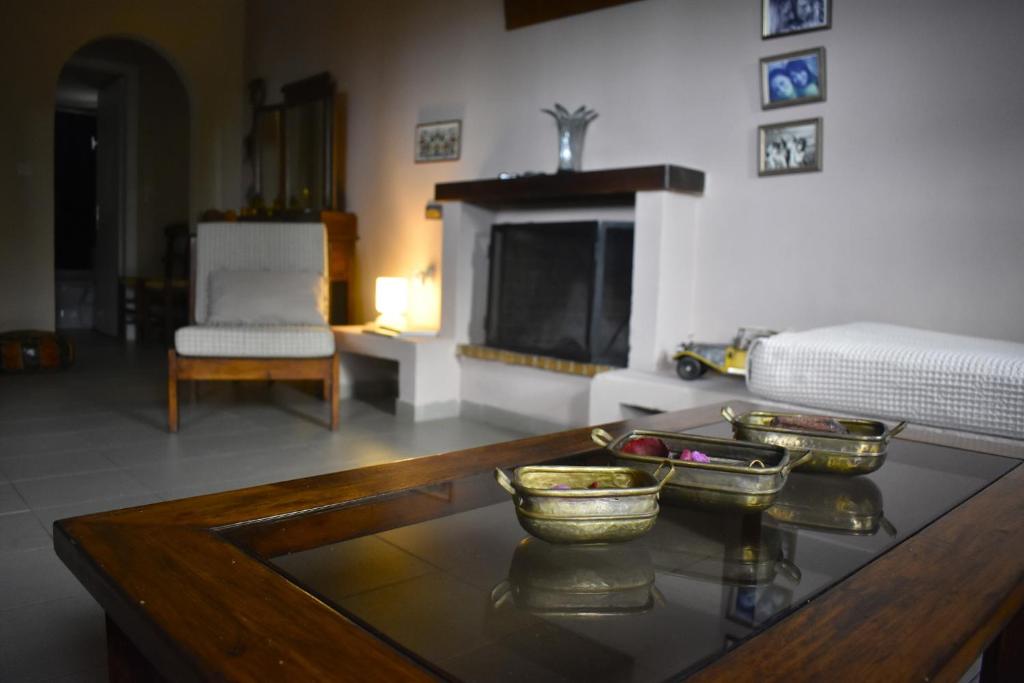 Posezení v ubytování Anemos Holiday Houses - Unterkunft in Südkreta