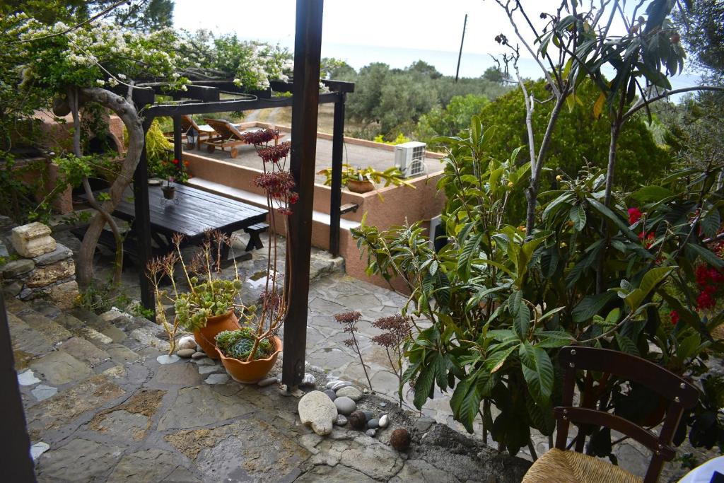 Zahrada ubytování Anemos Holiday Houses - Unterkunft in Südkreta