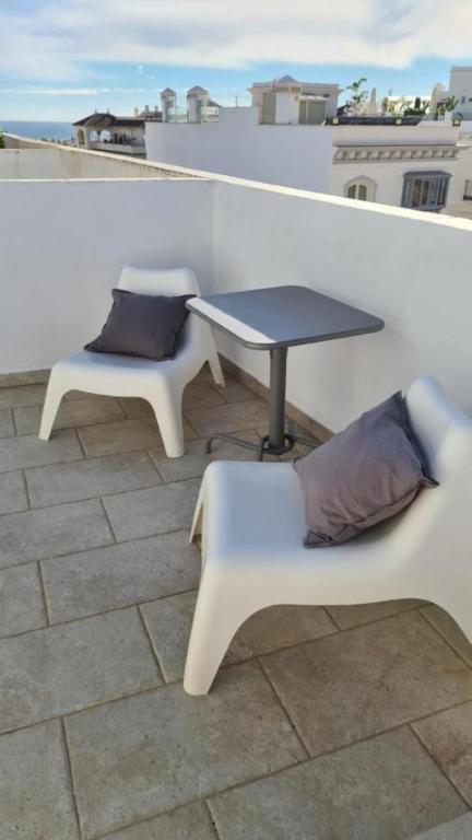 Balkón alebo terasa v ubytovaní Apartment La Cruz 8 SilHouse