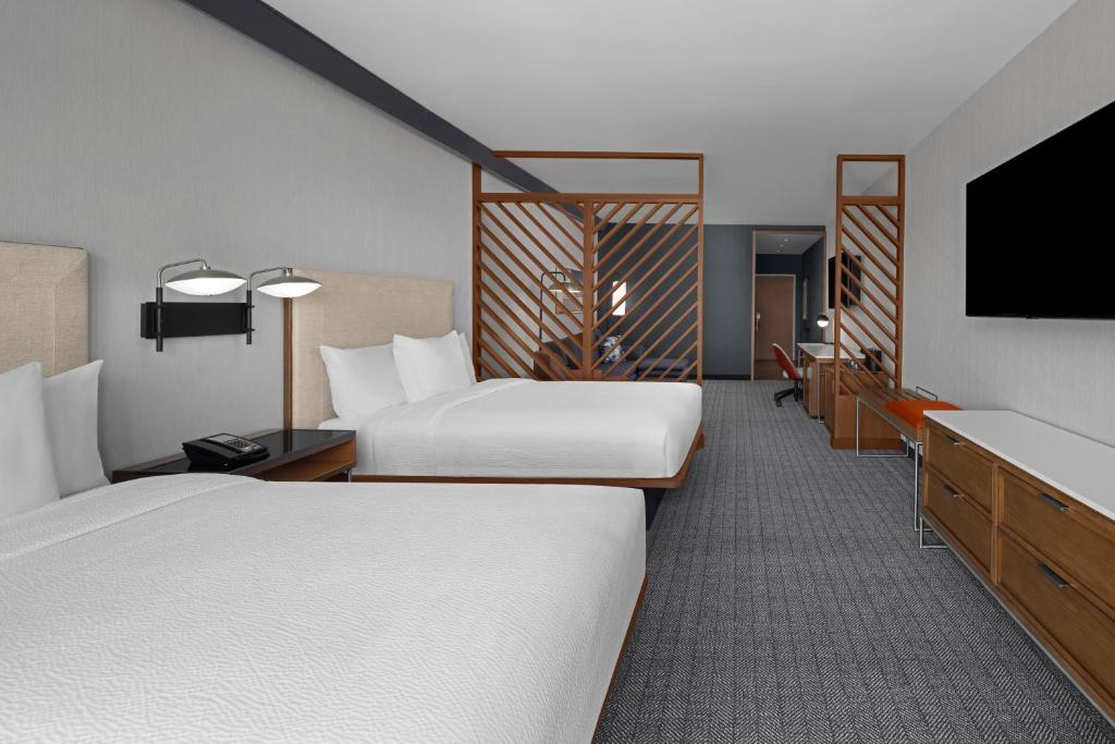 Postel nebo postele na pokoji v ubytování Courtyard by Marriott Orem University Place