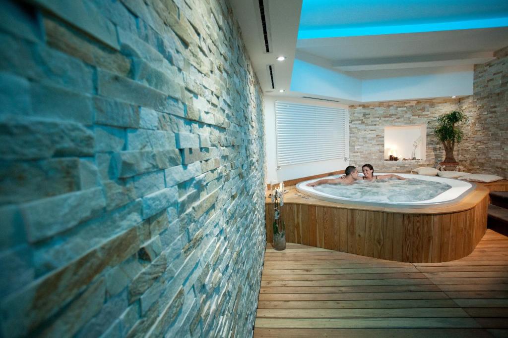 Koupelna v ubytování Piccolo Hotel Aurora