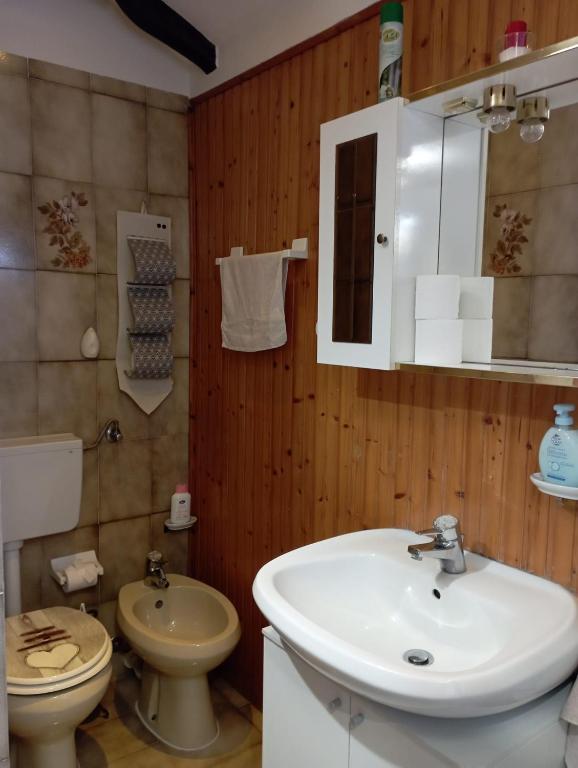 Koupelna v ubytování Casa Alice