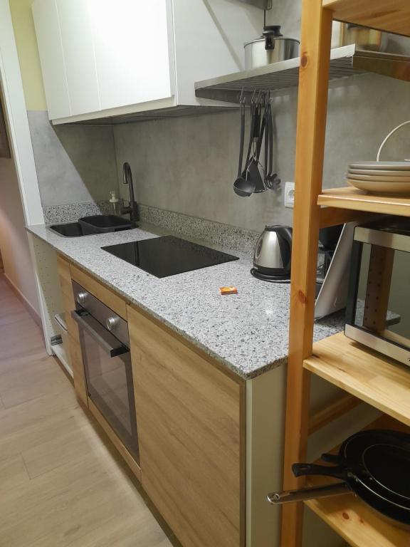 Kuchyň nebo kuchyňský kout v ubytování Casa Cholavila