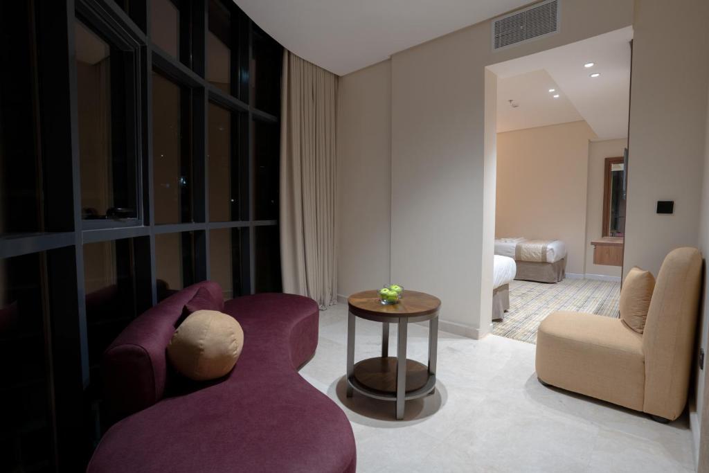 Posezení v ubytování Rawha Al Maqam Ajyad Hotel