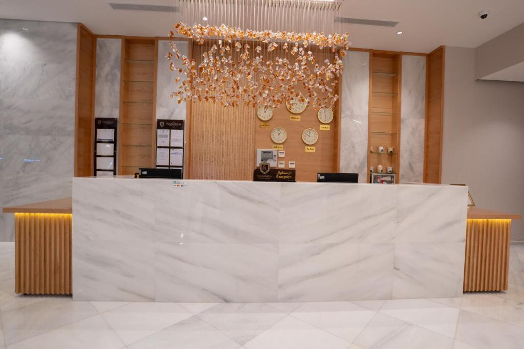 Vstupní hala nebo recepce v ubytování Rawha Al Maqam Ajyad Hotel