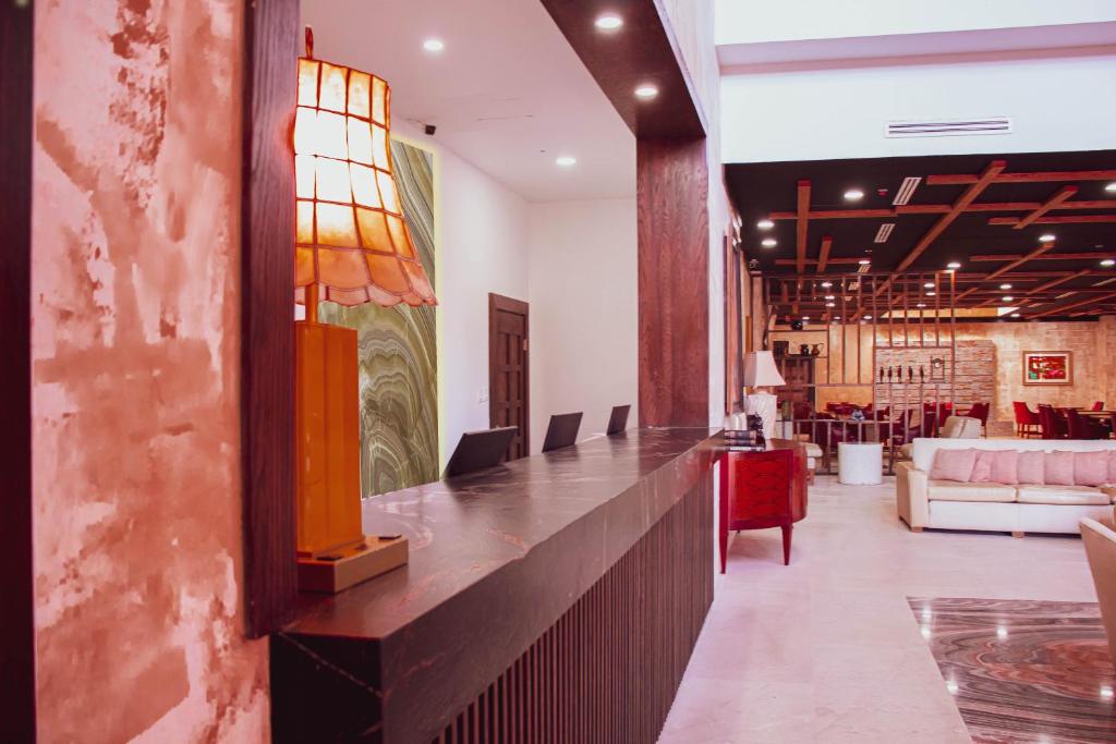 Posezení v ubytování Hotel María Bonita Chihuahua