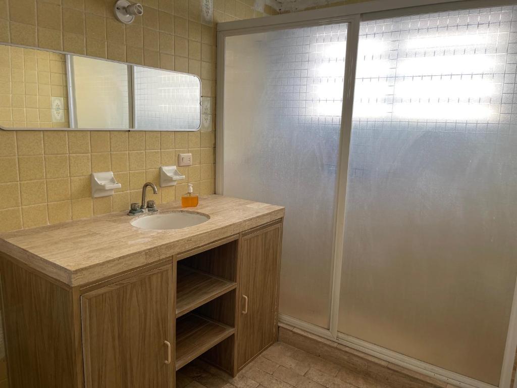 Koupelna v ubytování Hotel Cupules