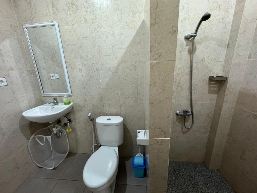 Koupelna v ubytování Nua House