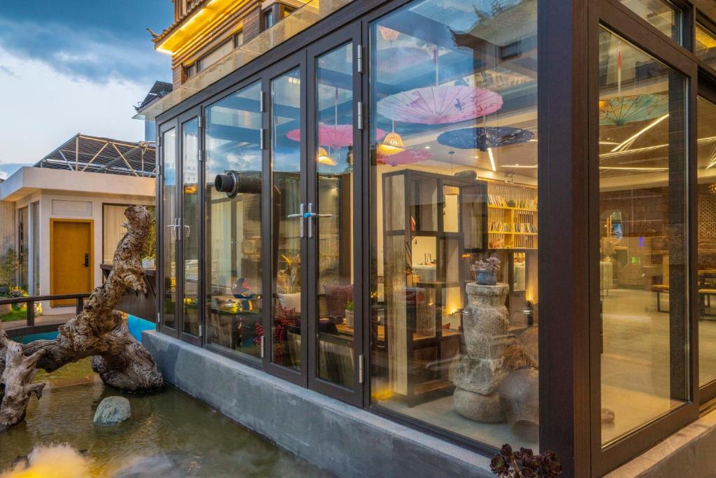 Patio nebo venkovní prostory v ubytování Xisu Garden Inn