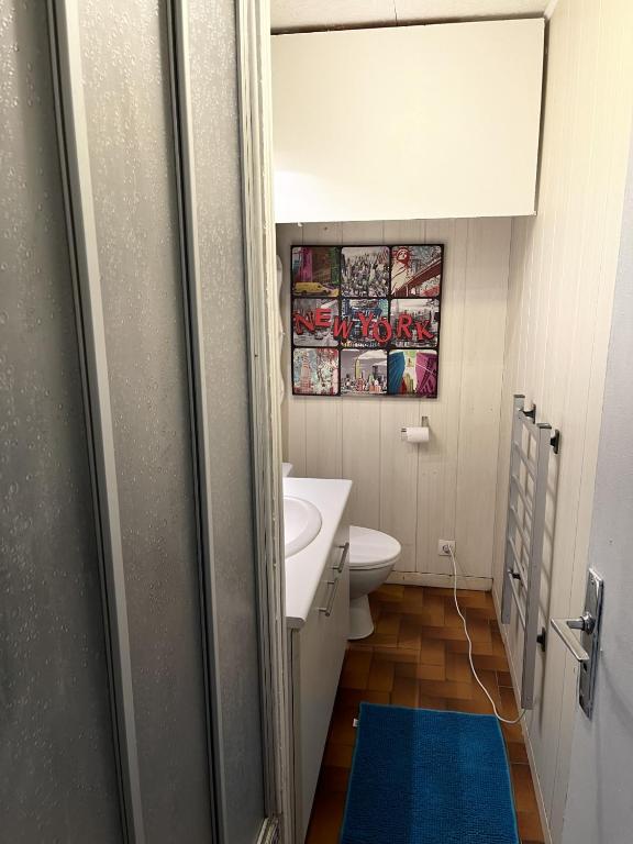 Kúpeľňa v ubytovaní Beau studio climatisé face à la mer
