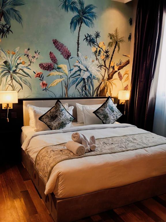 Katil atau katil-katil dalam bilik di The Palm Suite@Chusan