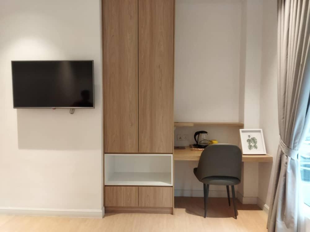 TV a/nebo společenská místnost v ubytování AP Concept Hotel