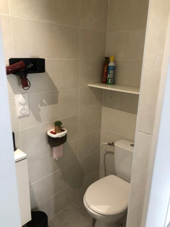 Koupelna v ubytování Logement entier