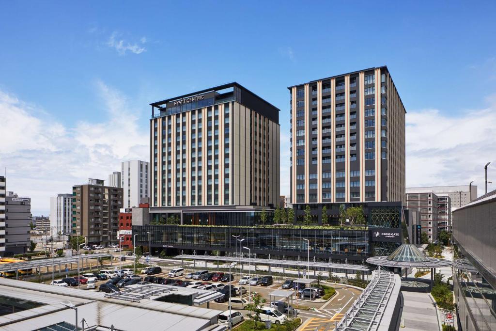Nespecifikovaný výhled na destinaci Kanazawa nebo výhled na město při pohledu z hotelu