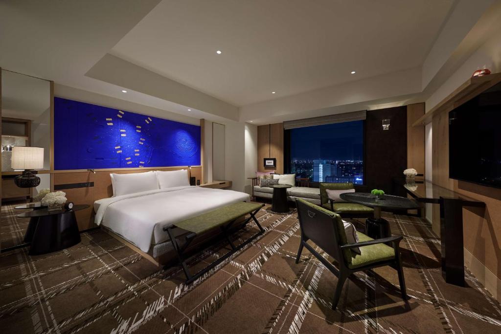 TV a/nebo společenská místnost v ubytování Hyatt Centric Kanazawa