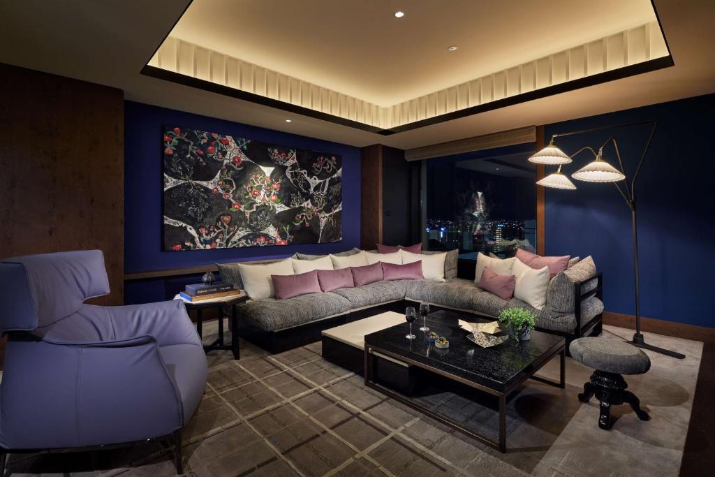 Posezení v ubytování Hyatt Centric Kanazawa