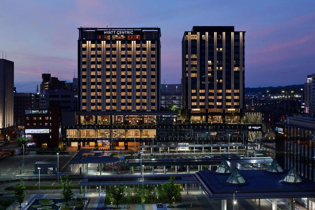 Nespecifikovaný výhled na destinaci Kanazawa nebo výhled na město při pohledu z hotelu