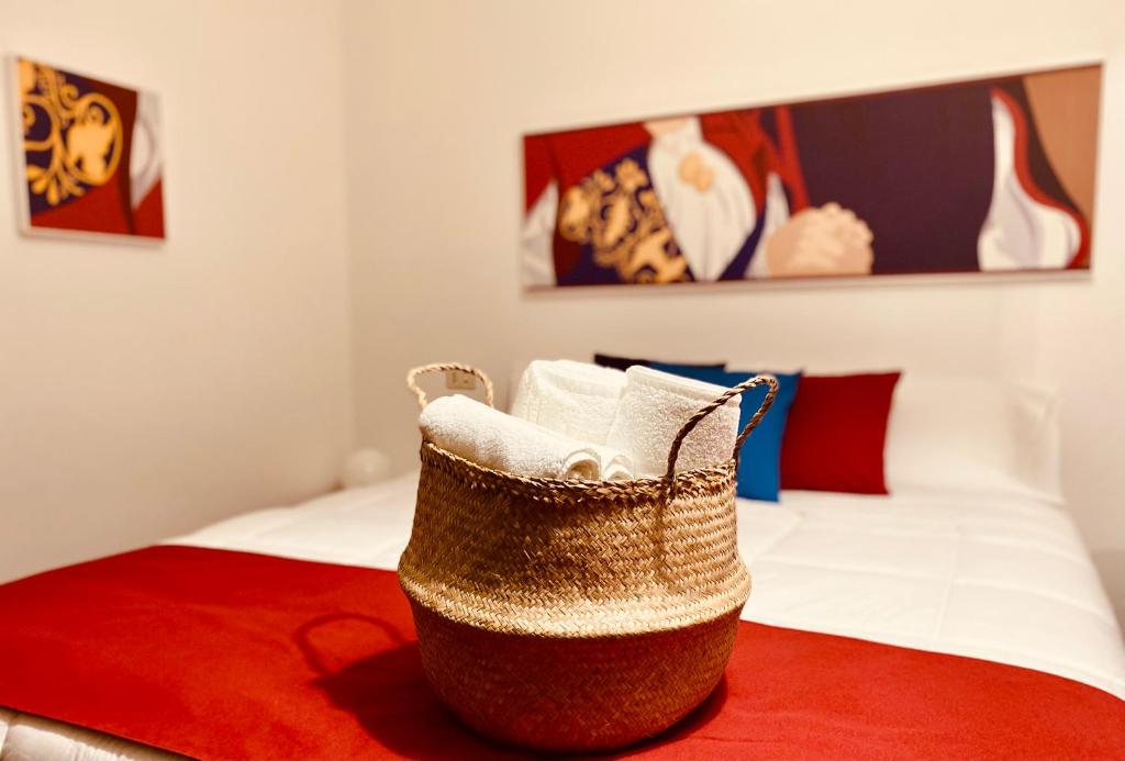 Postel nebo postele na pokoji v ubytování Carrales Guest House