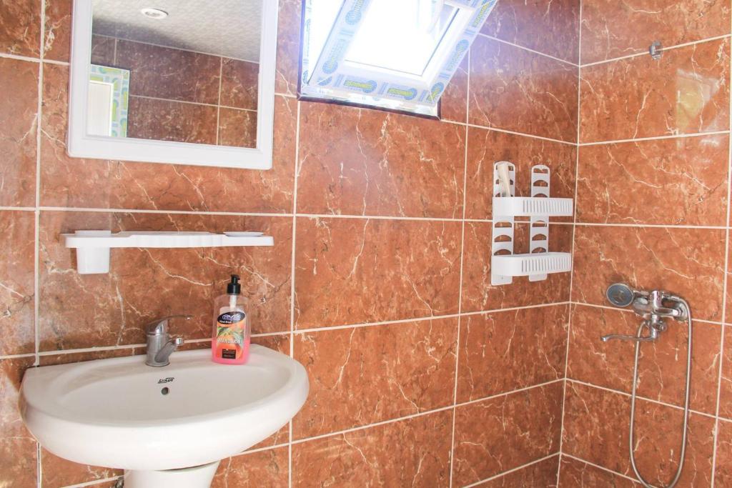 Koupelna v ubytování Dodo Japaridze Guesthouse