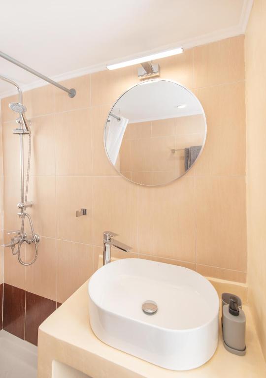 Koupelna v ubytování Casa di Hari