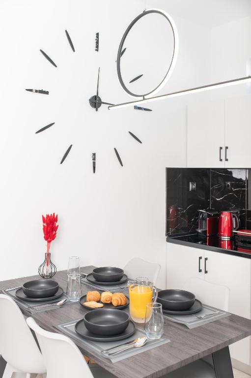 Kuchyň nebo kuchyňský kout v ubytování Casa di Hari