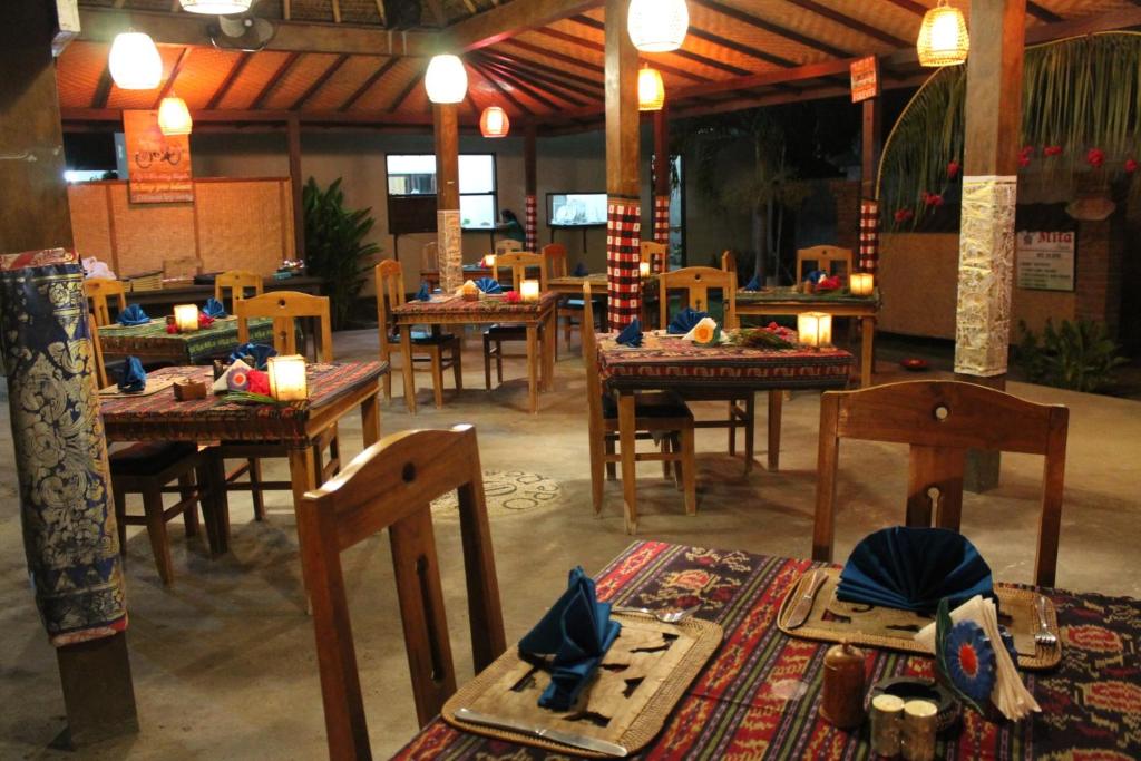 Restaurace v ubytování Ode Resto Guesthouse