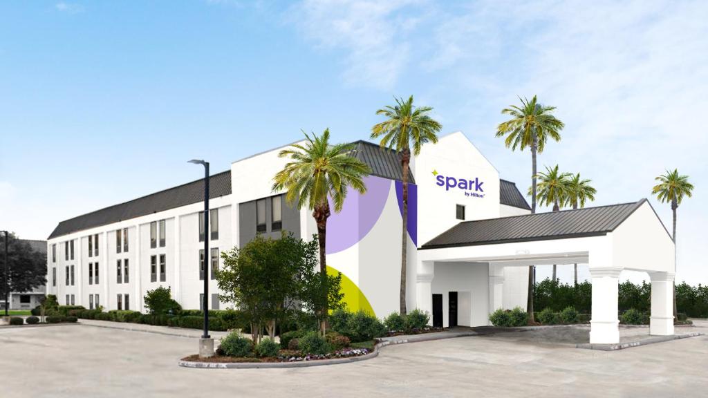 a rendering of a sap office building at Spark By Hilton Fredericksburg Southpoint in Fredericksburg