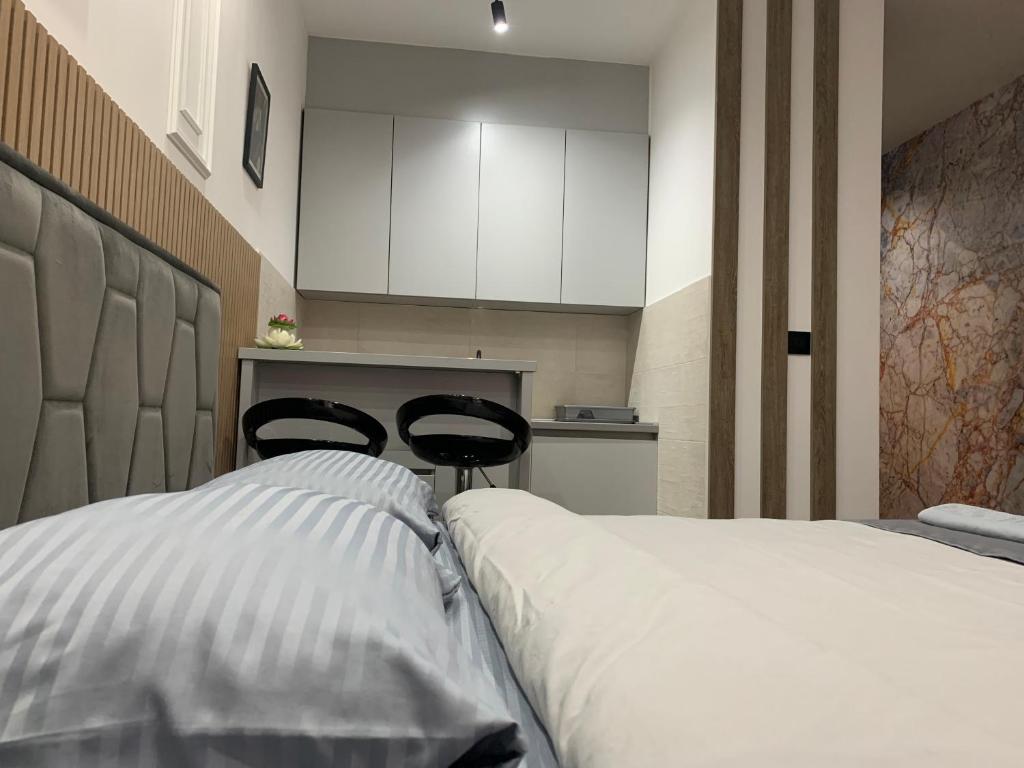 Postel nebo postele na pokoji v ubytování AD luxury