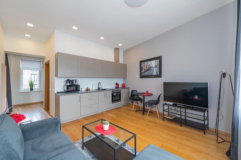Кухня или мини-кухня в CityVibe apartment by Polo Apartments
