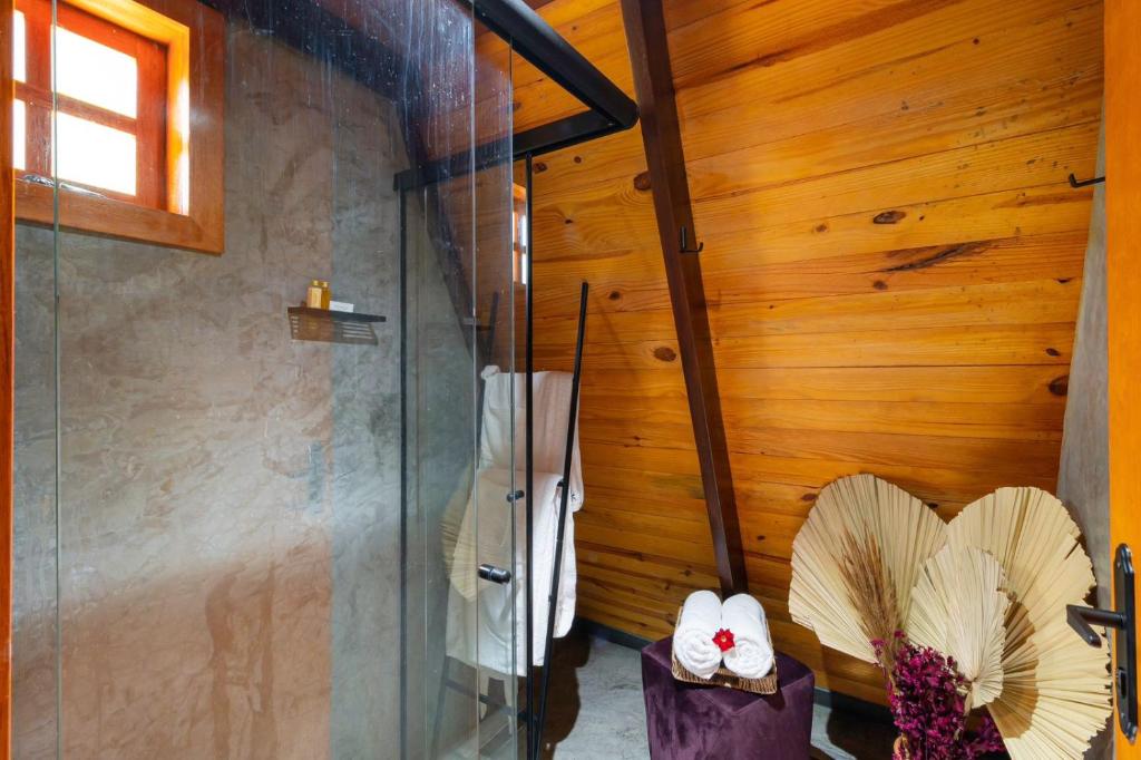 Et badeværelse på Choupanas da Lagoa