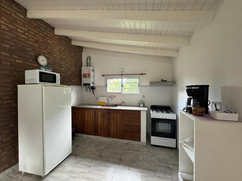 A cozinha ou cozinha compacta de La Francesca-cabañas