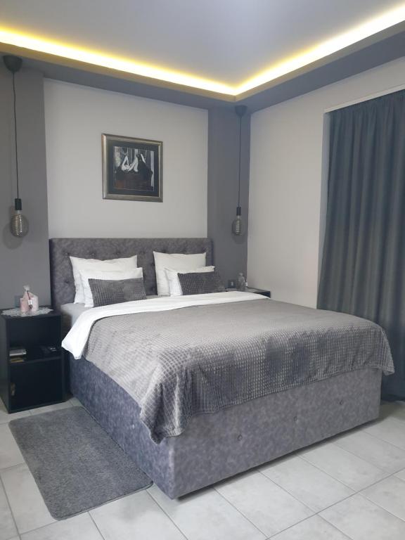 Krevet ili kreveti u jedinici u okviru objekta Apartmani i sobe Gromilovic