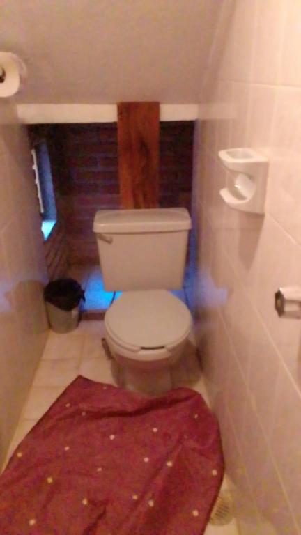 Koupelna v ubytování Posada de Los Reyes