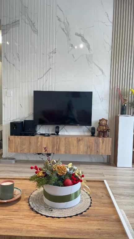 TV a/nebo společenská místnost v ubytování Murphy's Apartment