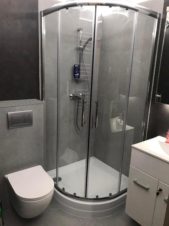 Vannituba majutusasutuses D&D Wellness Apartmanok - Dávid Wellness Apartman
