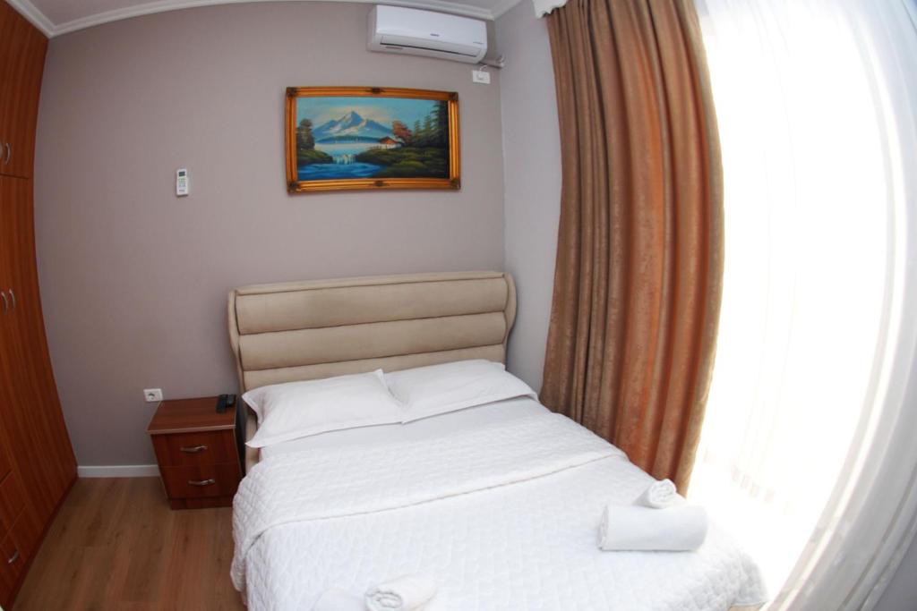 Krevet ili kreveti u jedinici u okviru objekta Hotel Vila Alvin & Apartments